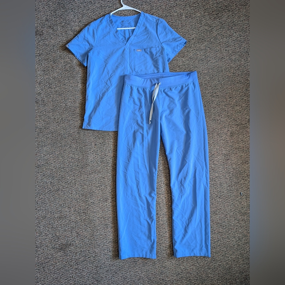 Figs Ciel Blue Set Medium Regular